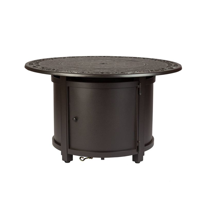Longpoint Aluminum Round LPG Fire Pit - Fire Sense