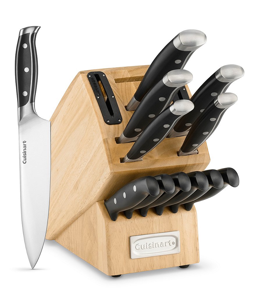 Cuisinart Nitrogen Infused with Built-In Sharpening 15-Piece Cutlery Block Set