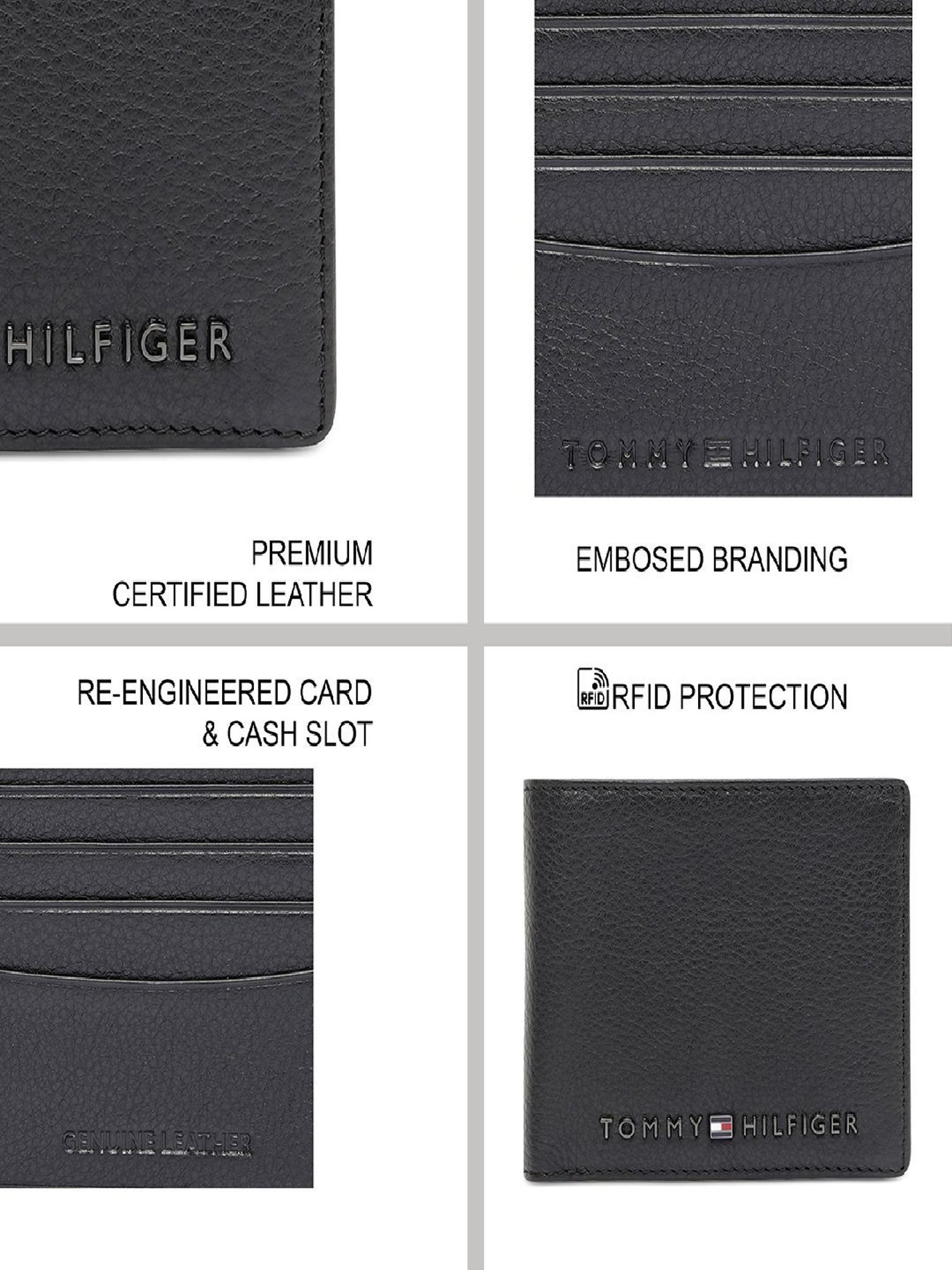 THE HOLISTIK Revival Black & Maroon Casual Leather Bi-Fold Wallet for Men