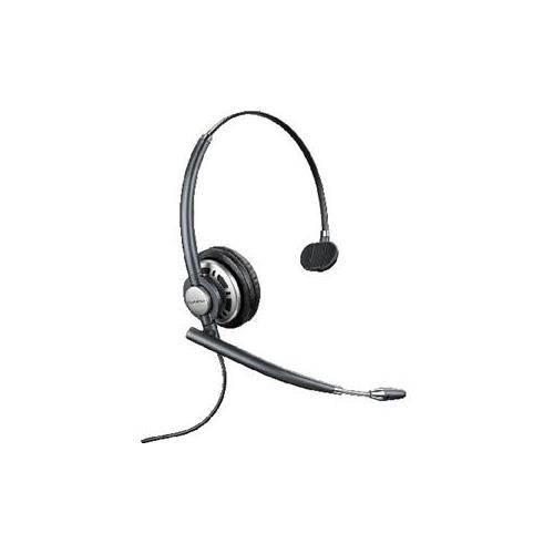 PLANTRONICS 78712-101 Customer Service Headset Mono - Quick Disconnect - Wired - Over-the-head - Monaural - Circumaural - Noise Cancelling Microphone
