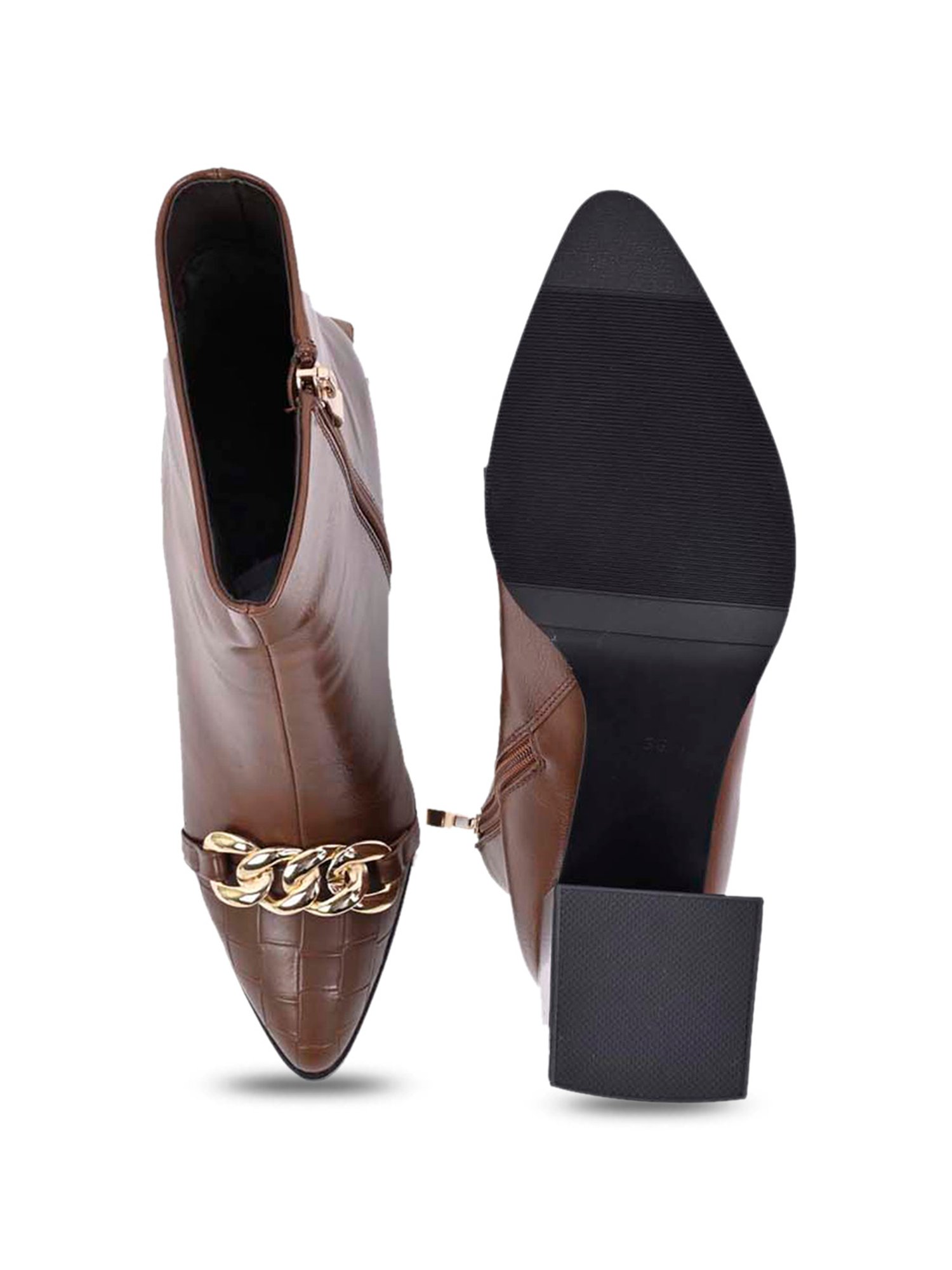 Ronnie Grey Women's Brown Casual Boots