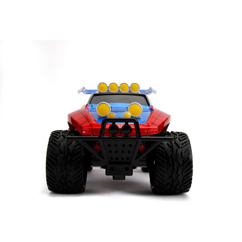 Jada Toys Marvel Spider-Man Buggy Remote Control Vehicle 1:14 Scale - Glossy Red