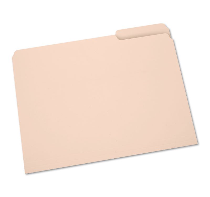 Skilcraft File Folders 3/4" Expansion 1/3-Cut Letter 100/BX Manila 2822507