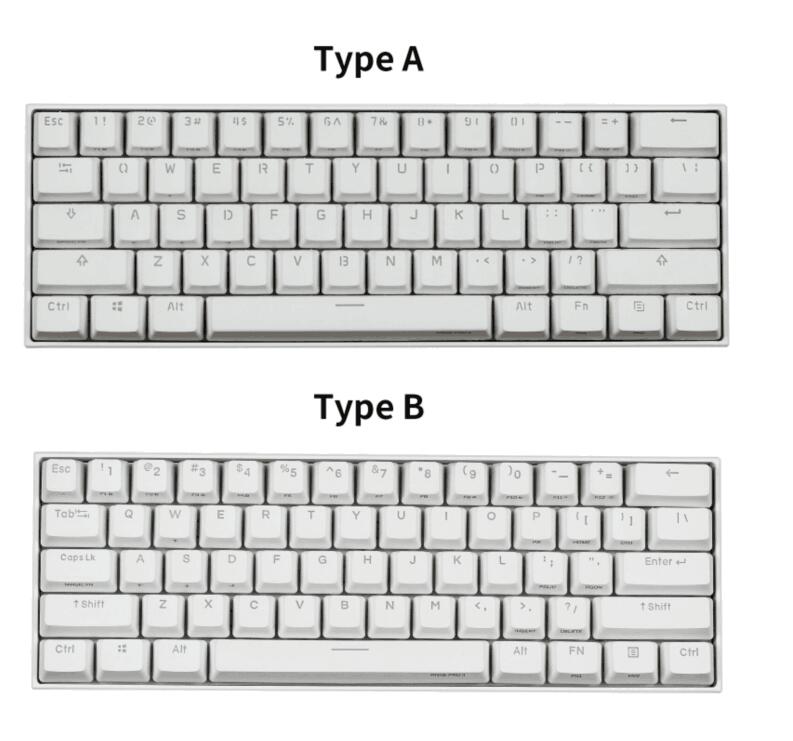 Anne Pro 2 60% Mechanical Keyboard Wired/Wireless Dual Mode Full RGB Double Shot PBT - Brown Switch