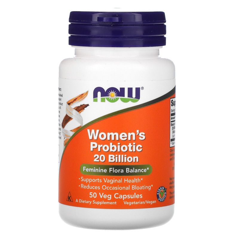 Now Foods Woman's Probiotic , 20 Billion, 50 Veg Capsules, Probiotics