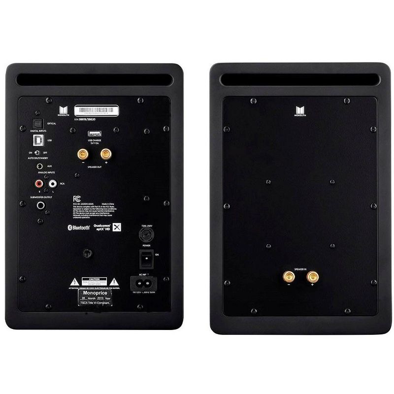 Pyle Portable 10 Inch 2 Way Full Range Bluetooth PA Loud Speaker High-Performance Versatile Karaoke Subwoofer Monitor Speaker System, Black (2 Pack)