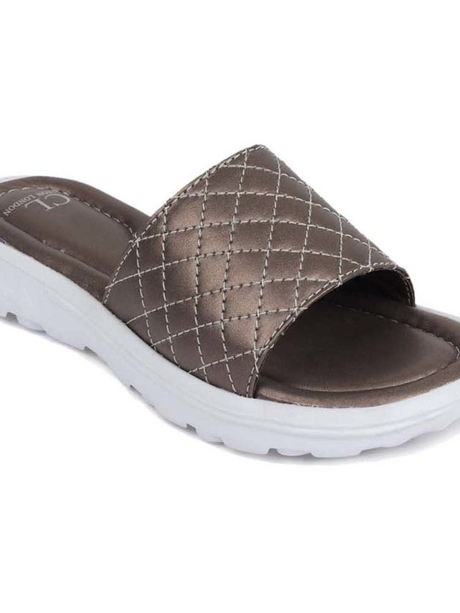 Carlton London Women's Copper Slides