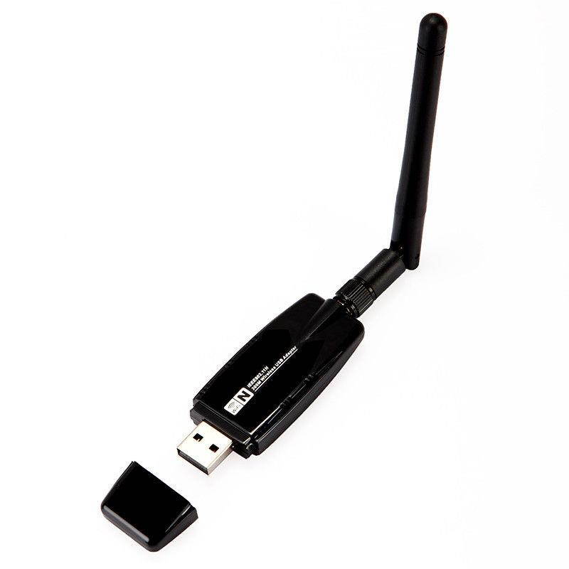 300Mbps USB Wireless Adapter WiFi Lan Network Card External Antenna