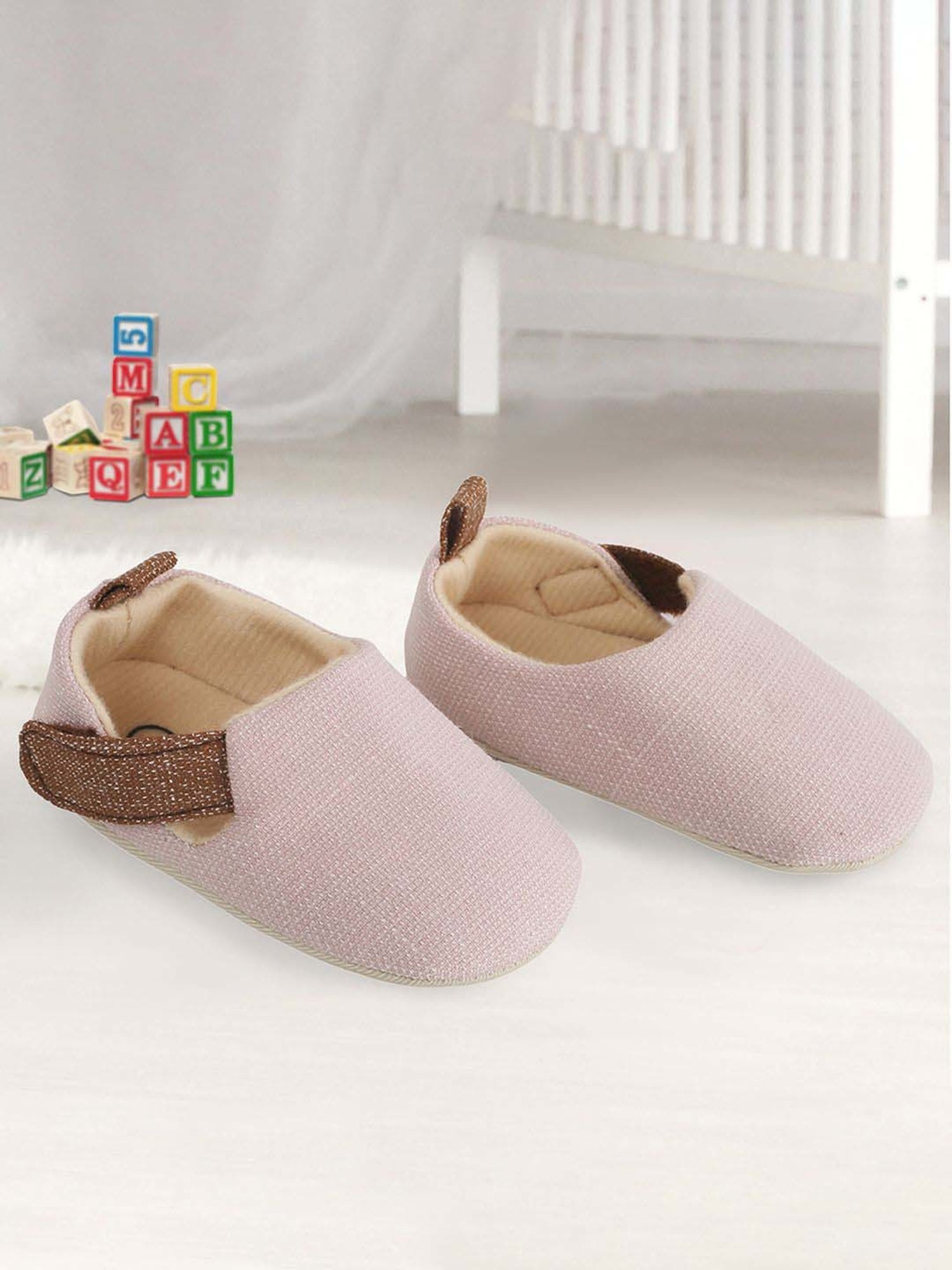 Baby Moo Kids Pink Casual Booties