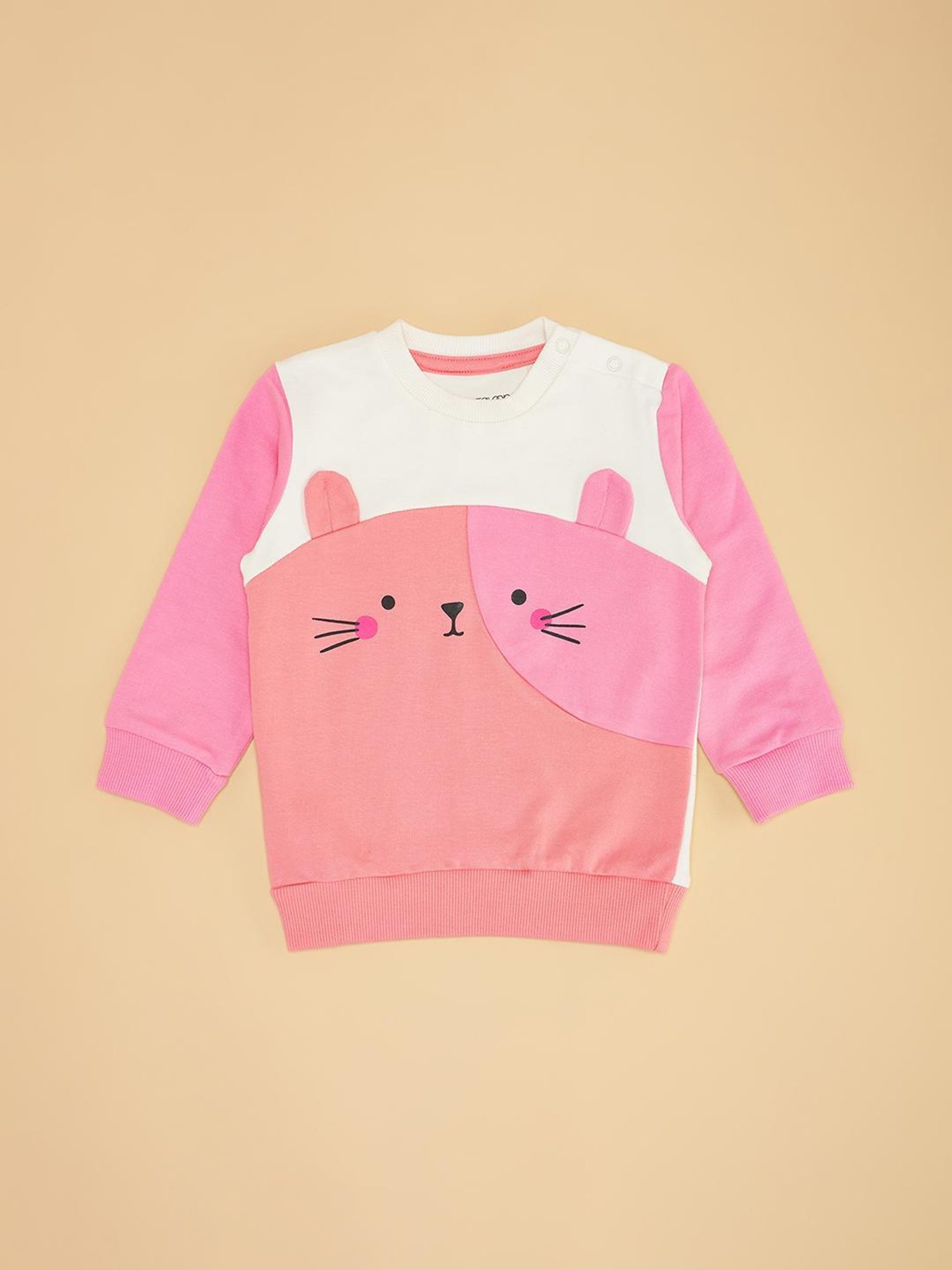 Pantaloons Baby Pink Sweatshirt