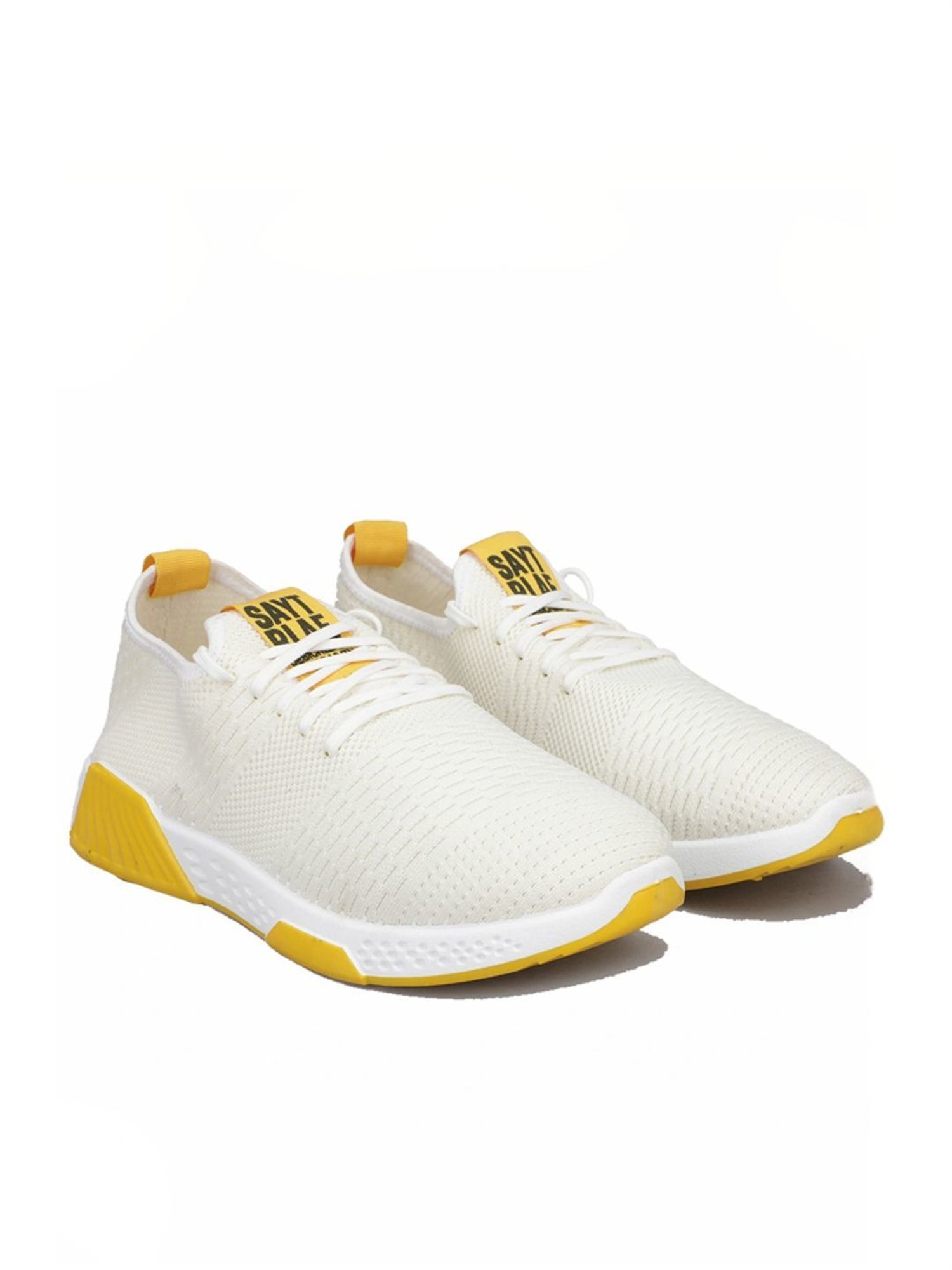 Rapid Box Men's Beige Running Shoes