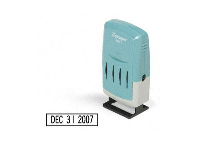 Xstamper ECO-GREEN 52112 VersaDater Line Dater, Message Dater, Pre-Inked, Black