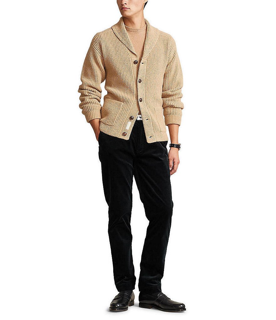Polo Ralph Lauren Wool-Cashmere Shawl Cardigan