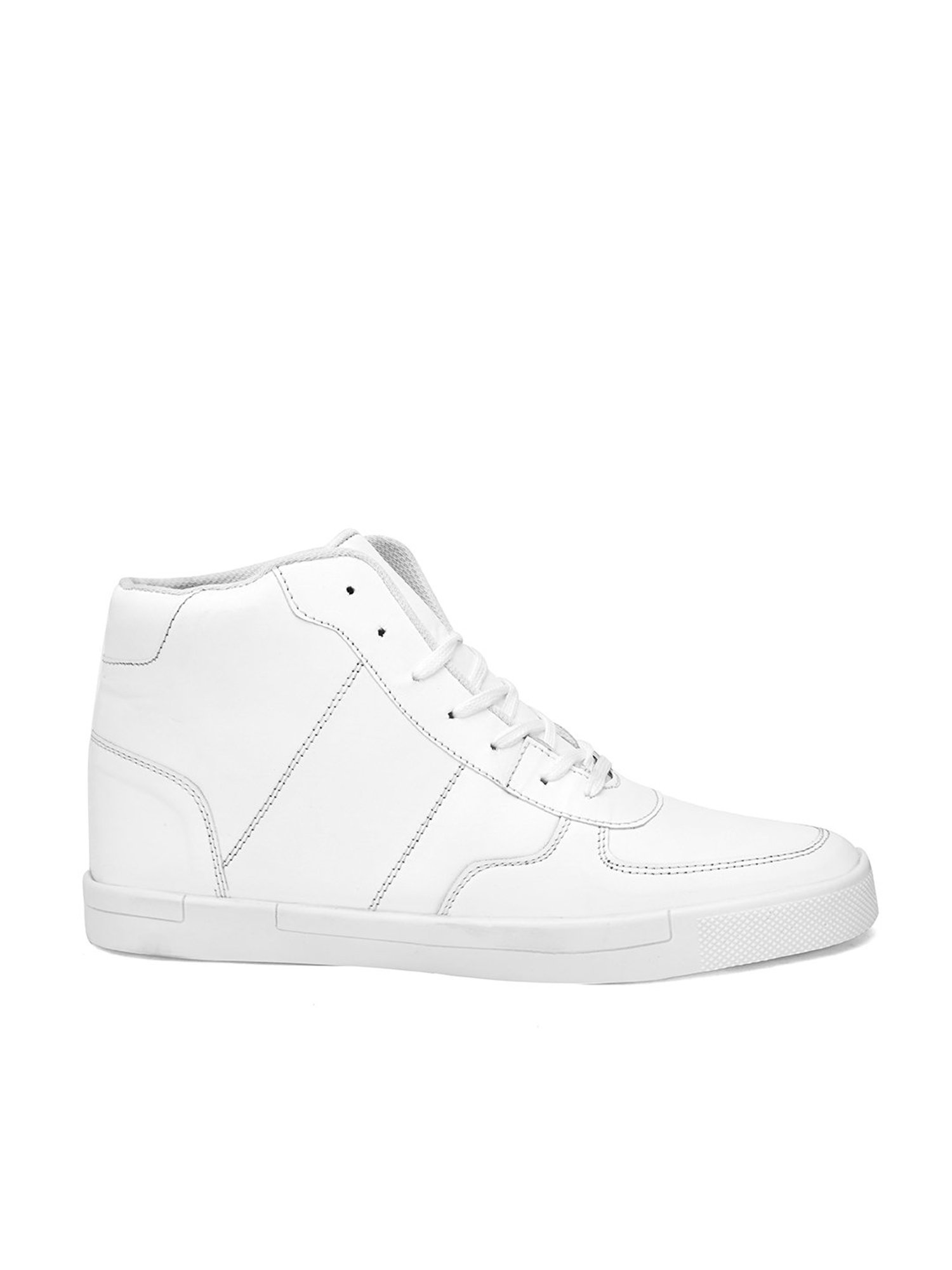 Giorgio Men's White Ankle High Sneakers