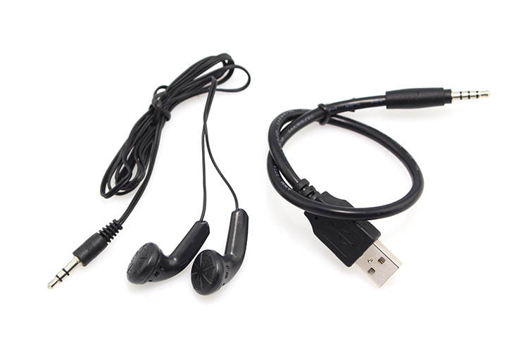 BS-MALL Smallest and Lightest USB Digital Activated Voice Recorder Mp3 Player Audio Voice Recorder 8GB Black