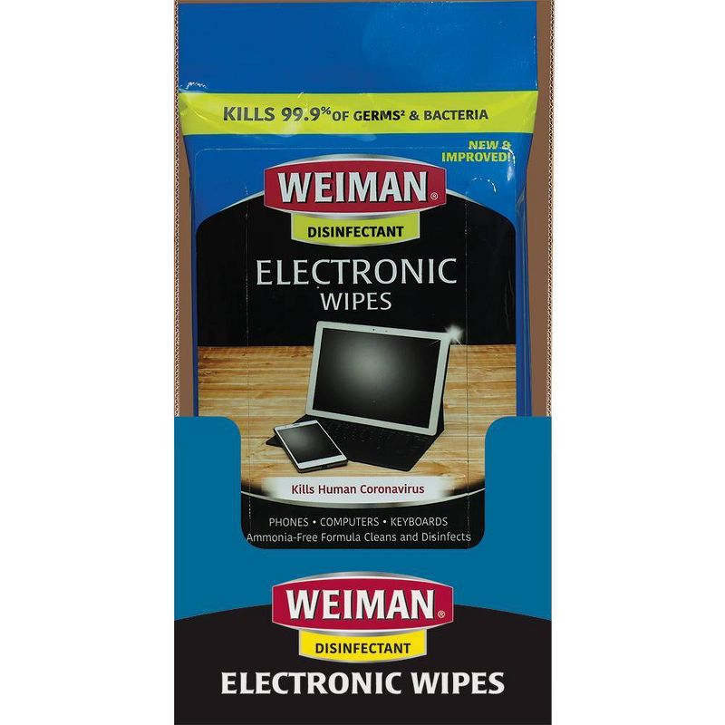 Weiman Disinfectant Electronic Wipes - 15ct/2.7oz