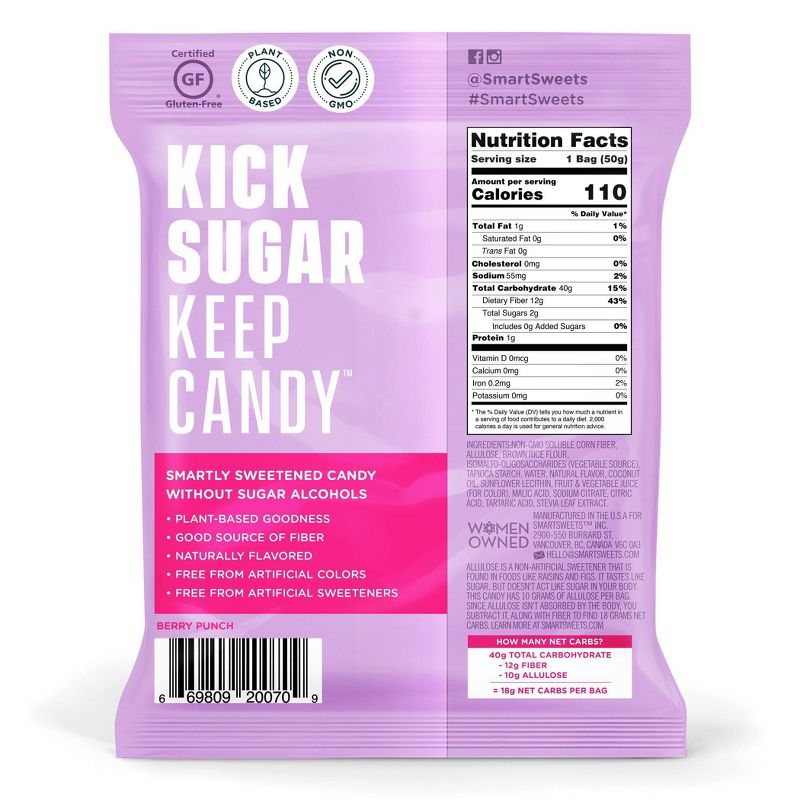 SmartSweets Red Twists - 1.8oz