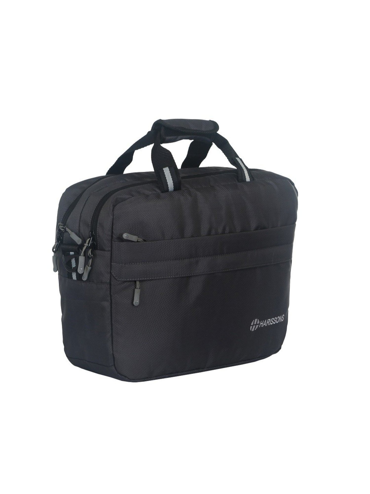 Priority Black Synthetic Large Messenger Bag