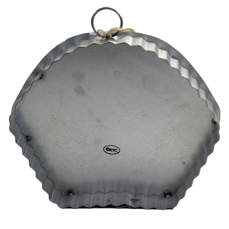 26.4" x 11.6" Rustic Wooden Collage Photo Frame with Clips Worn White/Brown - Stonebriar Collection