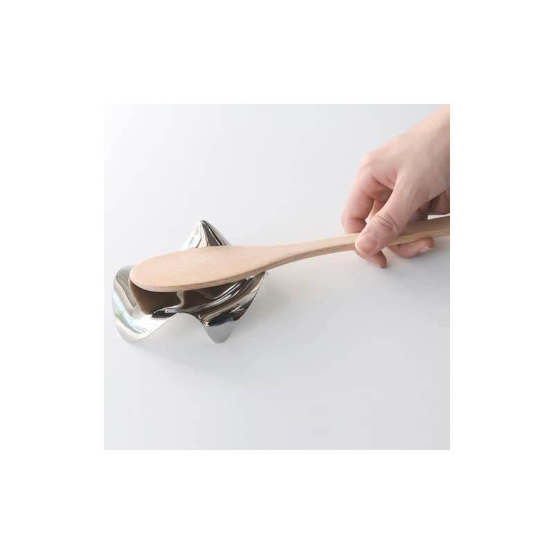 Blip Spoon Holder, Silver