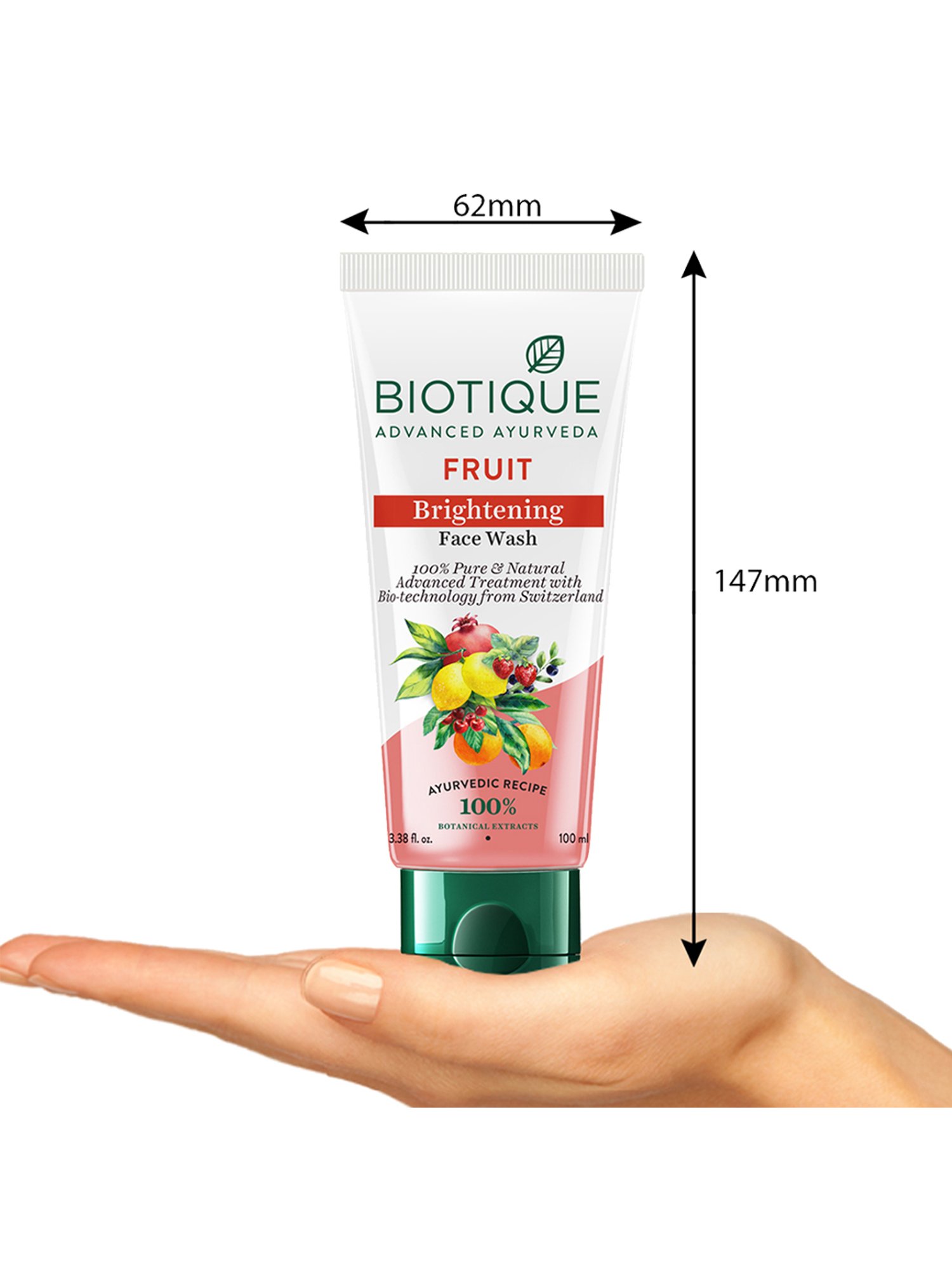 Biotique Fruit Brightening Face Wash - 100 ml