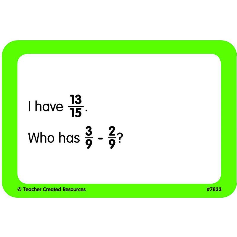 Teacher Created Resources I Have, Who Has Math Game - Grade 4-5
