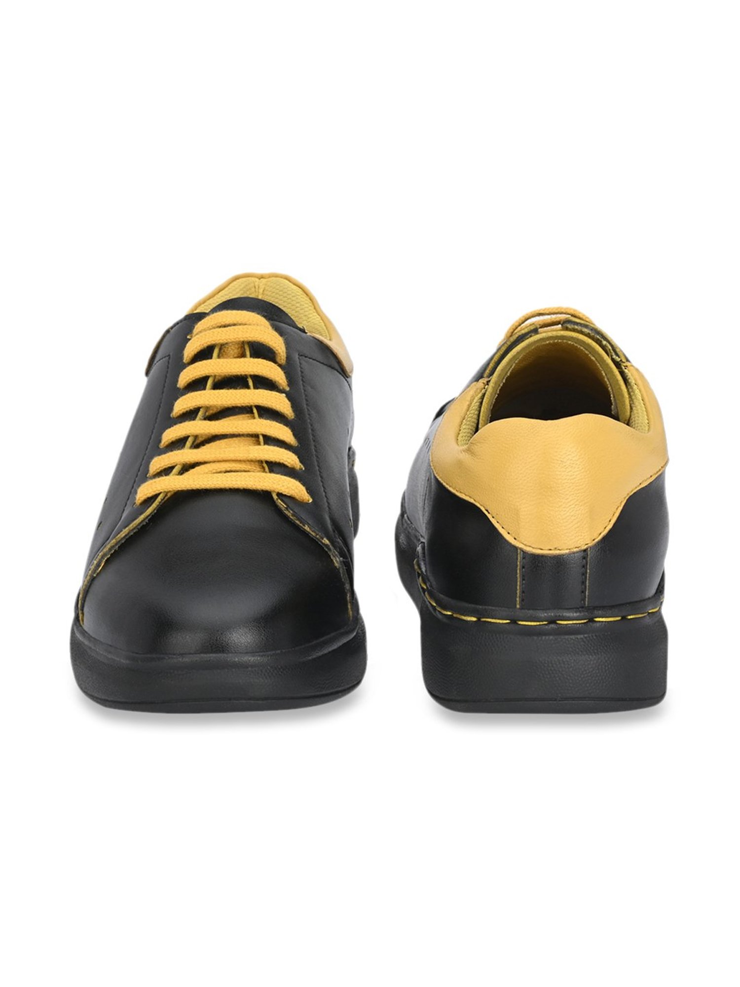 Delize Men's Black Casual Sneakers