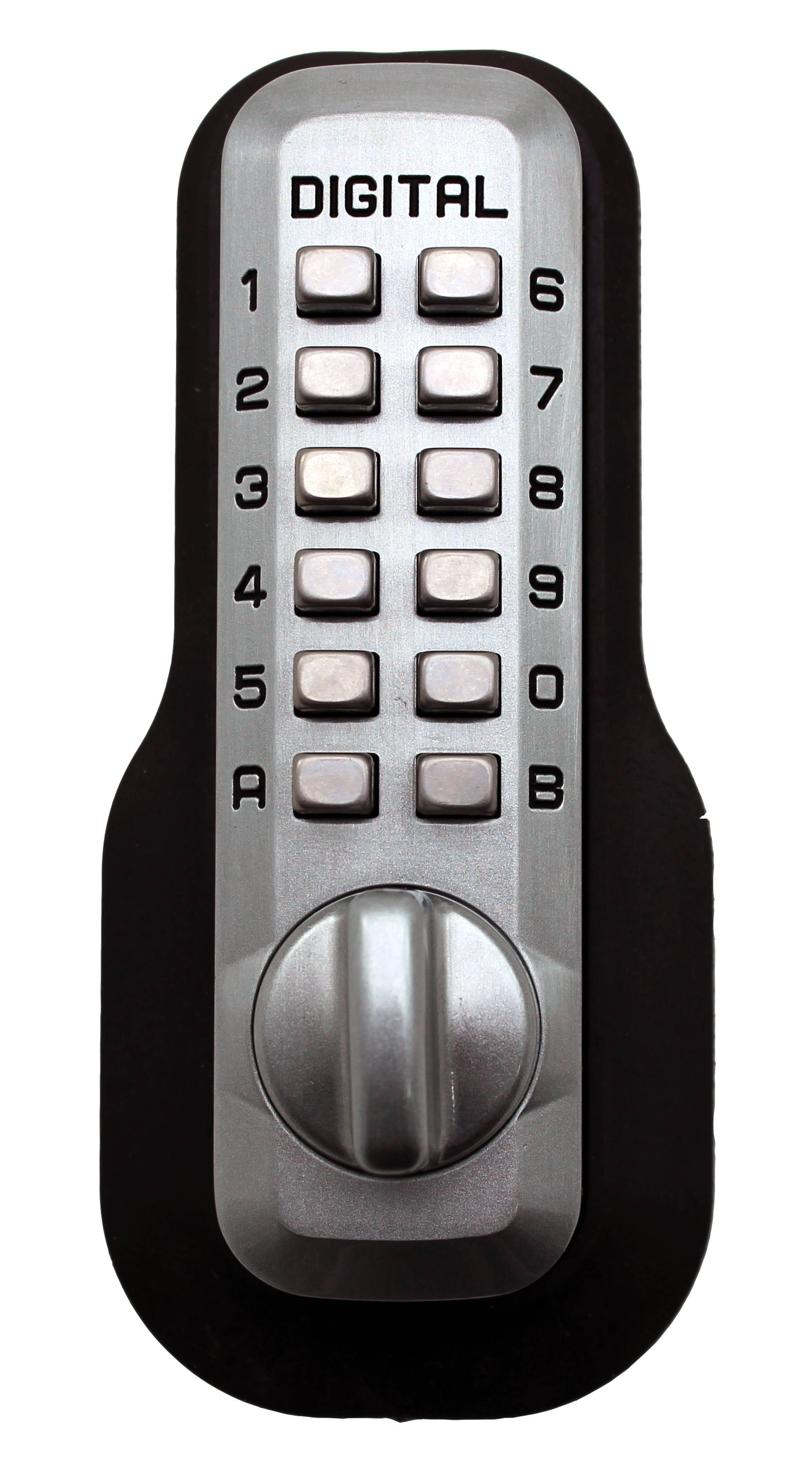 LockeyUSA Digital Door Lock M210 Mechanical Keyless Entry Deadbolt Double Combination, Marine Grade