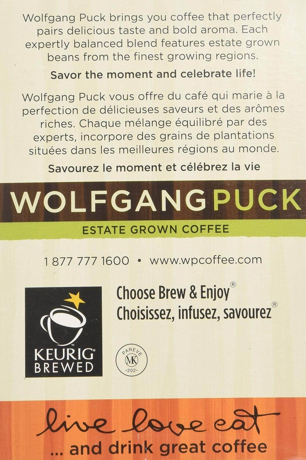Wolfgang Puck Coffee Single Serve Capsules, Jamaican Me Crazy, 24 Count
