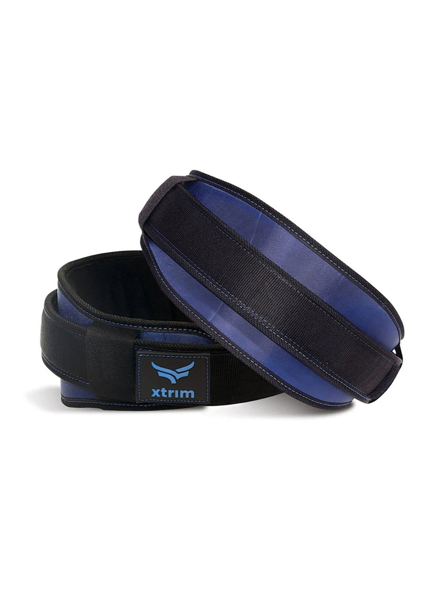 Xtrim Wings 6 Inches Weight Lifting Belt (Navy) Size - Small