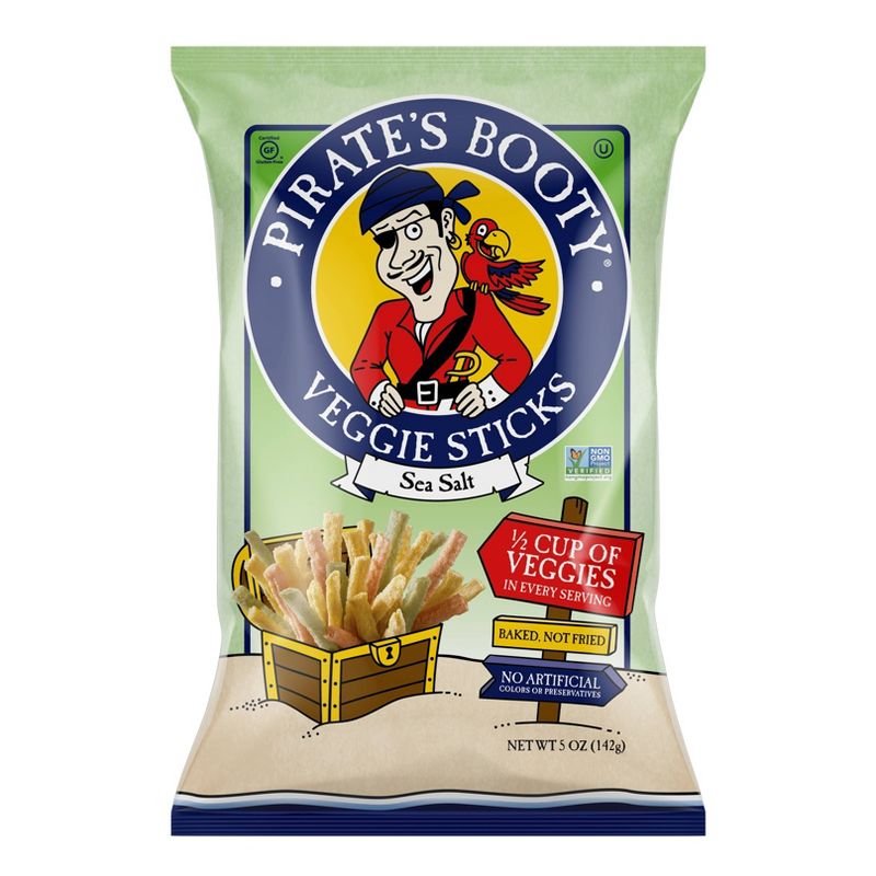 Pirate's Booty Sea Salt Veggie Sticks - 5oz