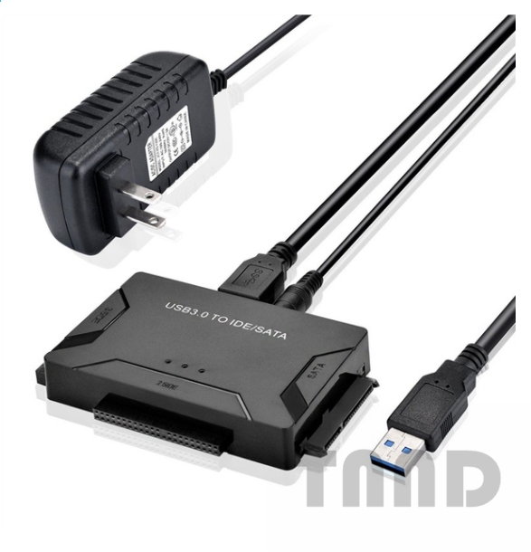 USB 3.0 To IDE SATA Converter External Hard Disk Universal Adapter Data Transfer Converter for 2.5/ 3.5 Inch Optical Drive HDD SSD