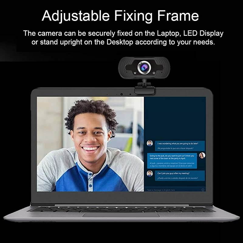 with Microphone 1080P,USB PC Streaming Computer Camera for Windows Mac Laptop Desktop,120&deg;Wide-Angle 30fps, Large Sensor Low Light for Video Calling Conferencing Gaming