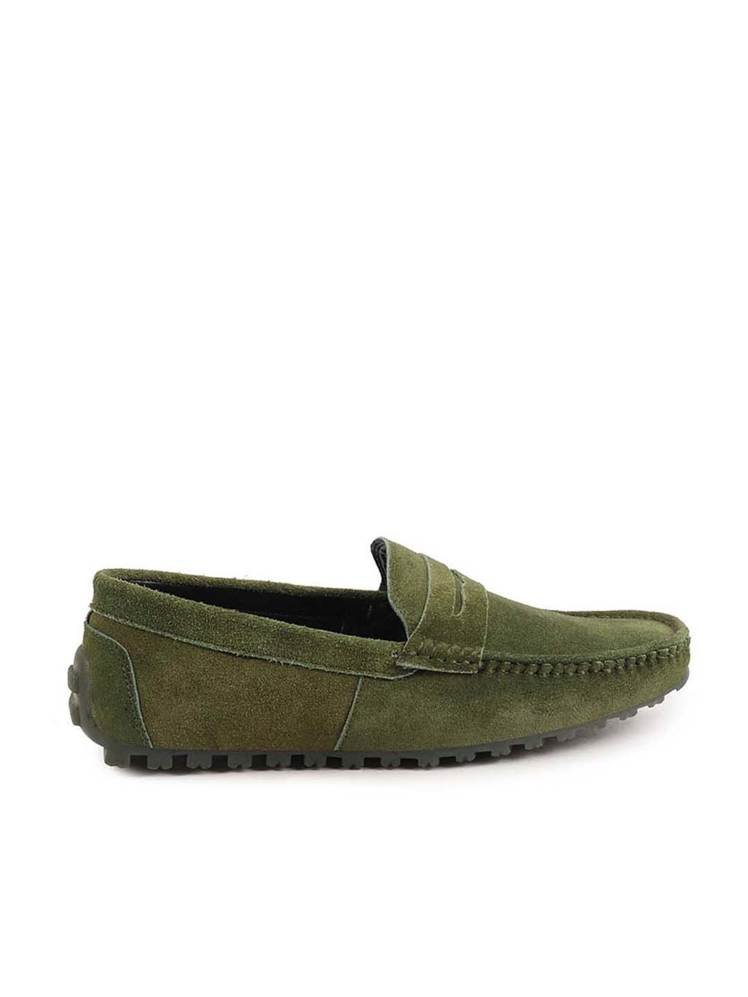 Fausto Men's Green Casual Loafers