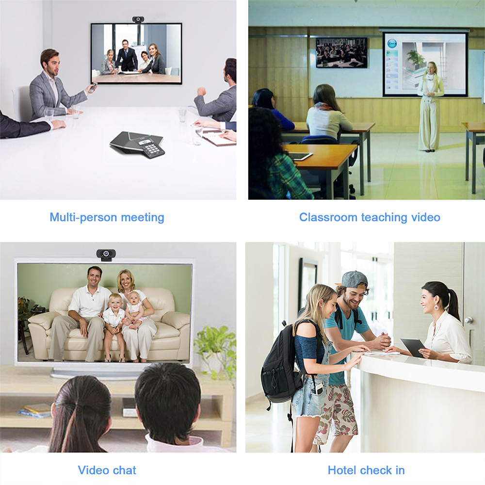 1080P Webcam USB Web Camera with Microphone