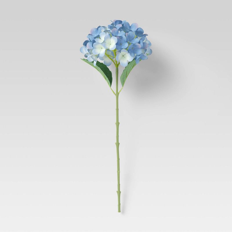 24" Artificial Hydrangea Plant Stem Blue - Threshold™