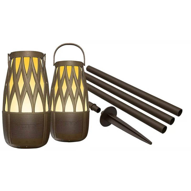 Ion Audio Tahiti Solar Speaker Pair with Bluetooth