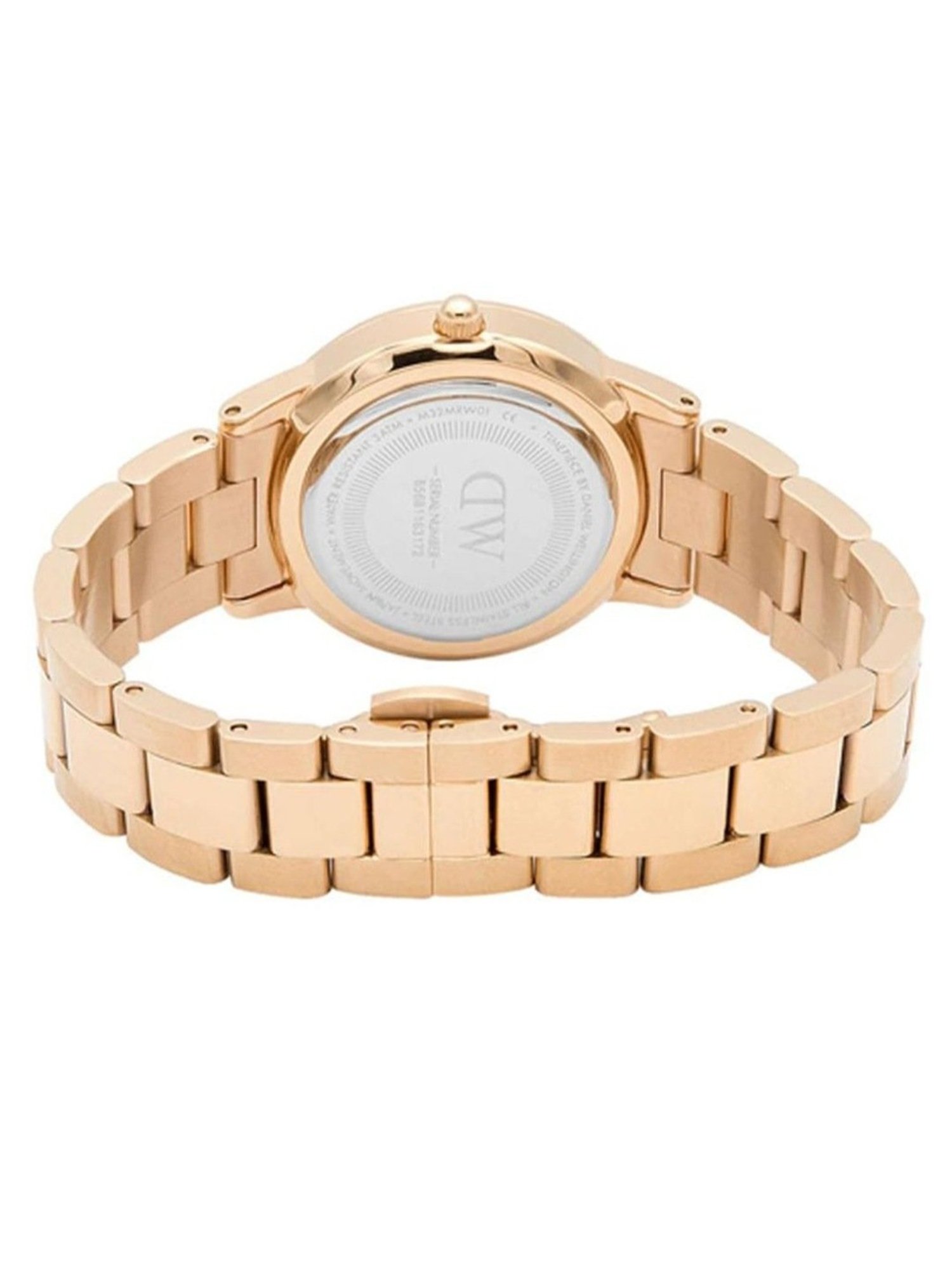 Daniel Wellington Iconic Women Rose Gold Round Dial Analog Watch - DW00100401K