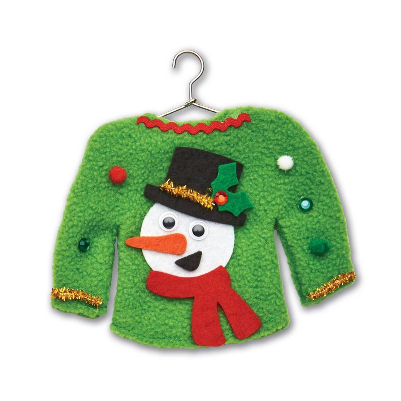 Creativity for Kids Holiday Sweater Ornaments Kit