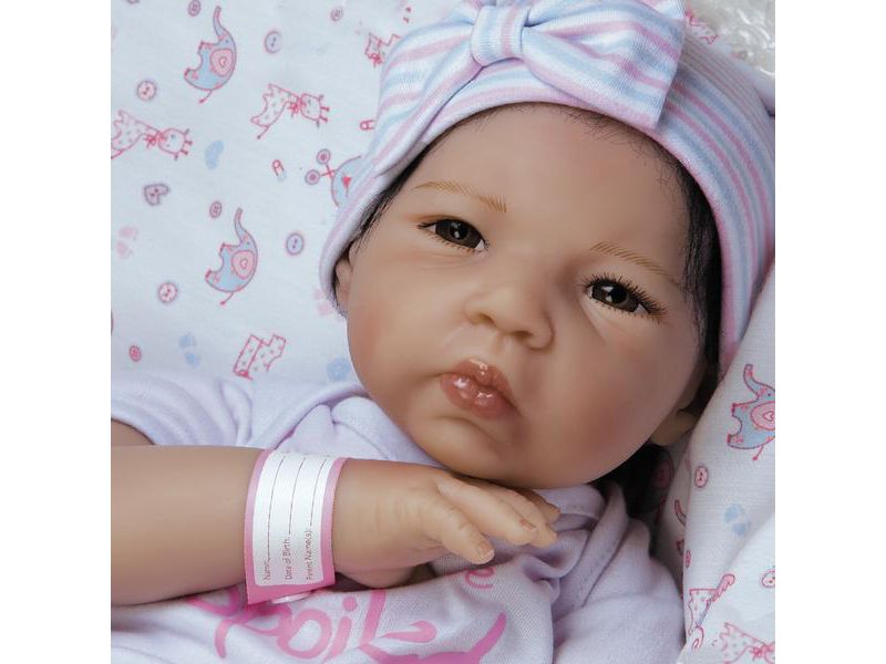 Paradise Galleries Reborn Baby Doll in Lifelike Flextouch Silicone Vinyl Baby Bundles: Spoiled, 19 inch, 7-Piece Ensemble