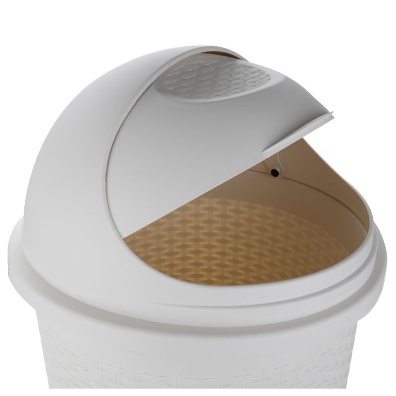 Safco At-Your-Disposal Recycling Center Polyethylene Three 28gal Bins Black 9798BL