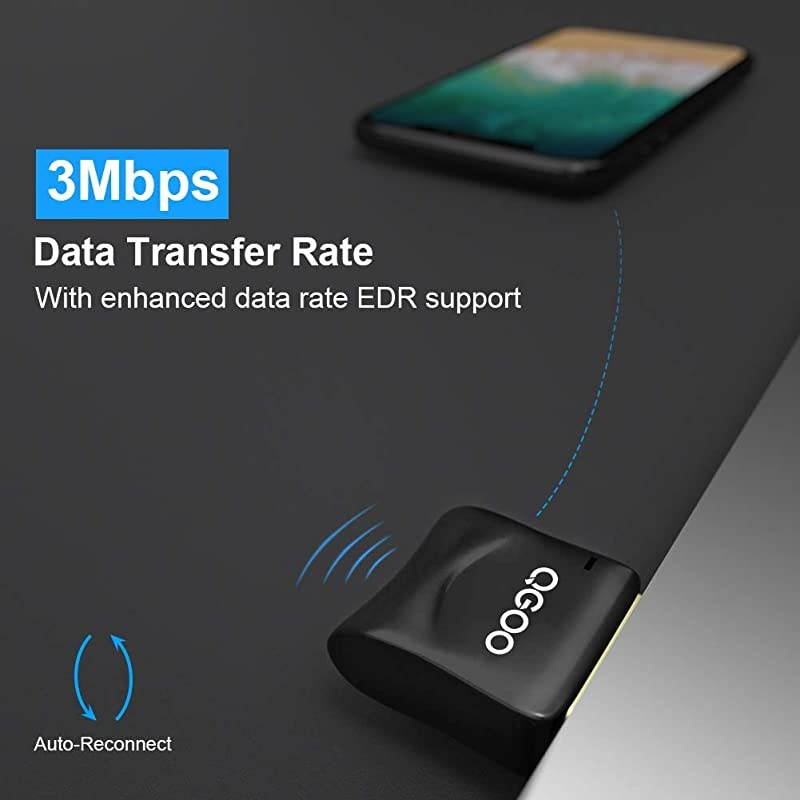 USB Bluetooth Dongle  Bluetooth 40 Adapter Bluetooth Receiver for PC Laptop Desktop Keyboard Mouse Headset Speaker Smartphone Tablet Compatible with Windows 108187XPVistaXP