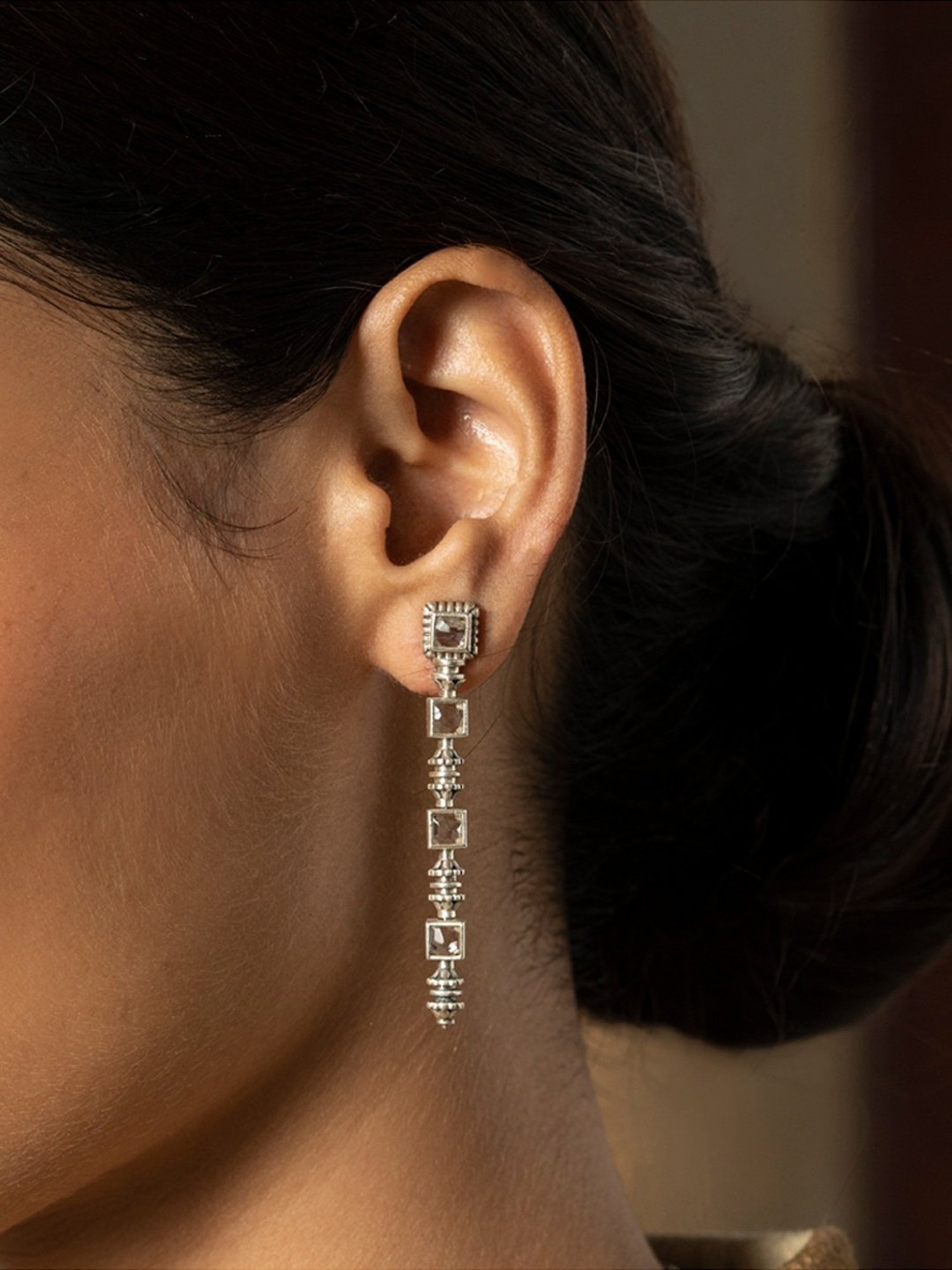 Shaya 92.5 Sterling Silver Candida Earrings for Women