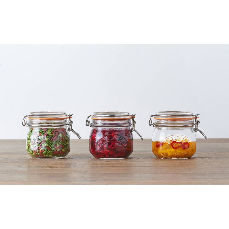 Kilner 17oz Clip Top Round Jar