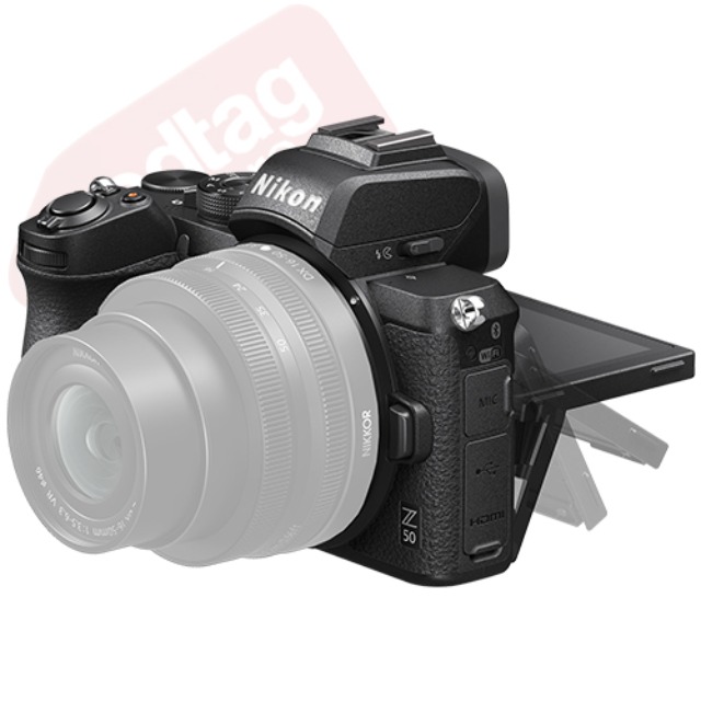 Nikon Z50 Mirrorless Camera Body + 3 Lens Kit 16-50mm Z VR + 32GB + Flash & More