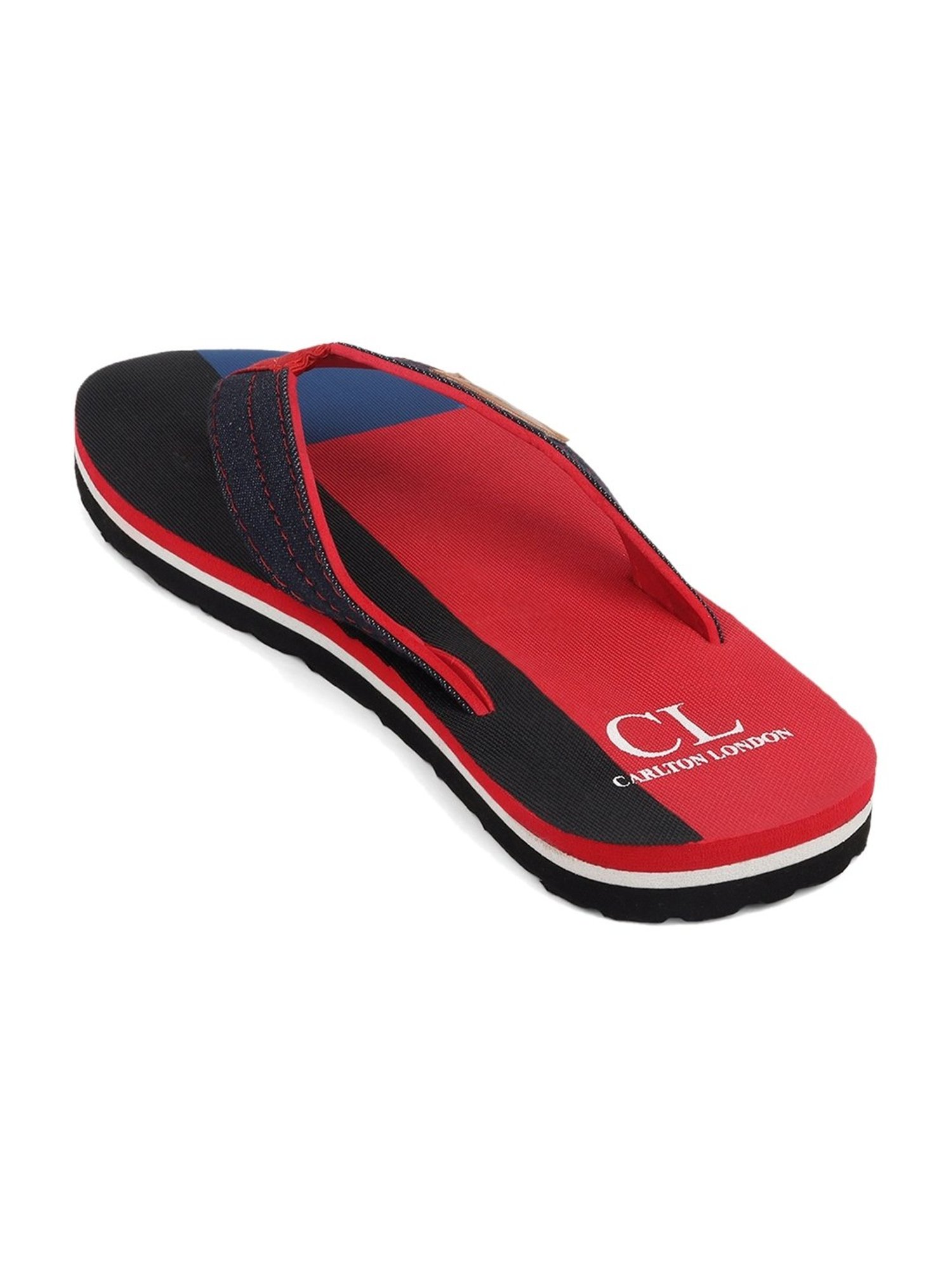 Carlton London Men's Red Flip Flops
