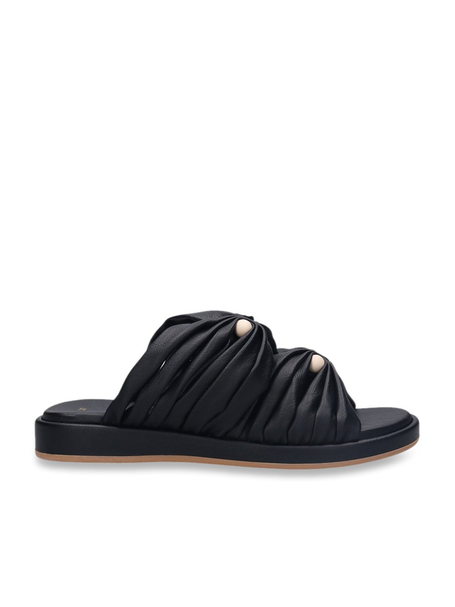 Bagatt Women's Ravenna Black Casual Sandals