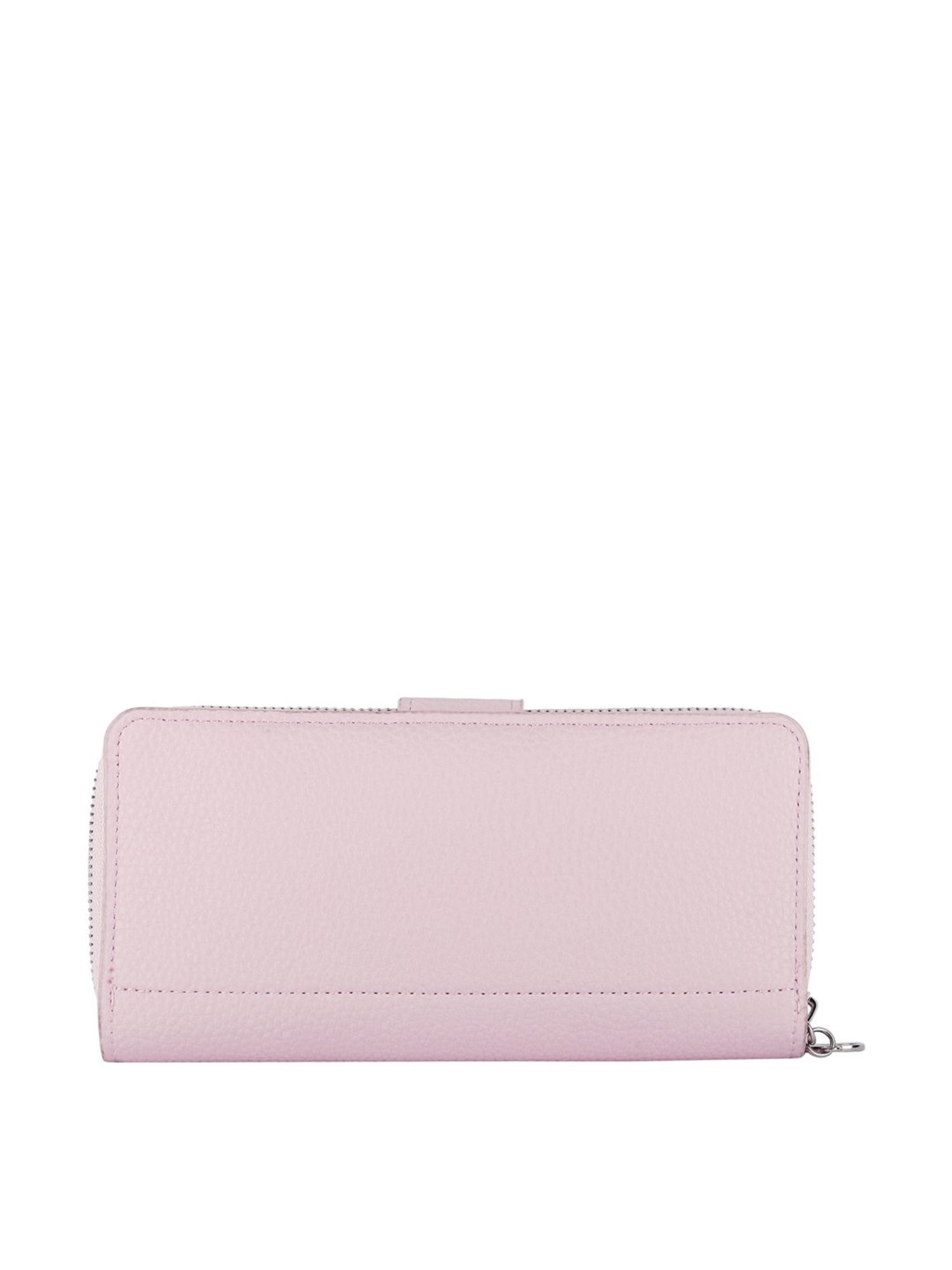Lino Perros Pink Solid Bi-Fold Wallet for Women