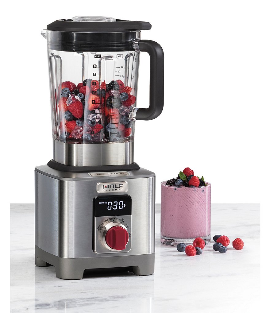 Wolf Gourmet Blender With Red Knob