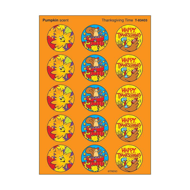 Stinky Stickers Thanksgiving 60/Pk